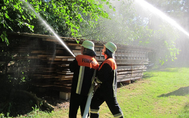 Test der Wasserversorgung